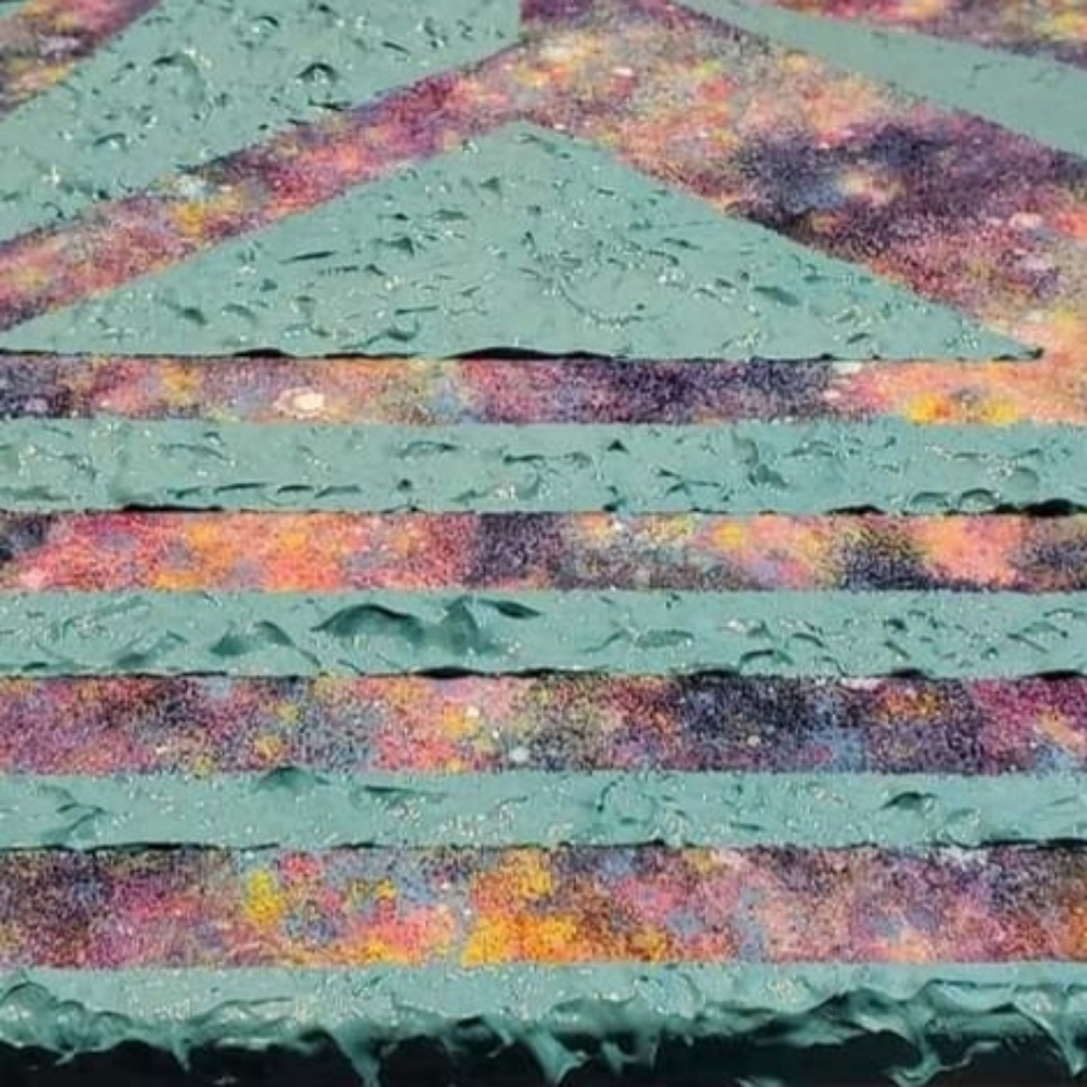 HANDCRAFTED Colorful Painting Abstract Artwork HANDPAINTED Textured Art Decor - Picture 10 of 16
